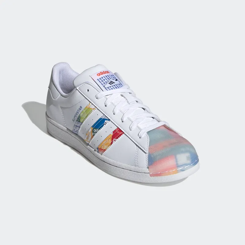 Adidas Superstar Cloud White / Blue / Orange (GX2717)