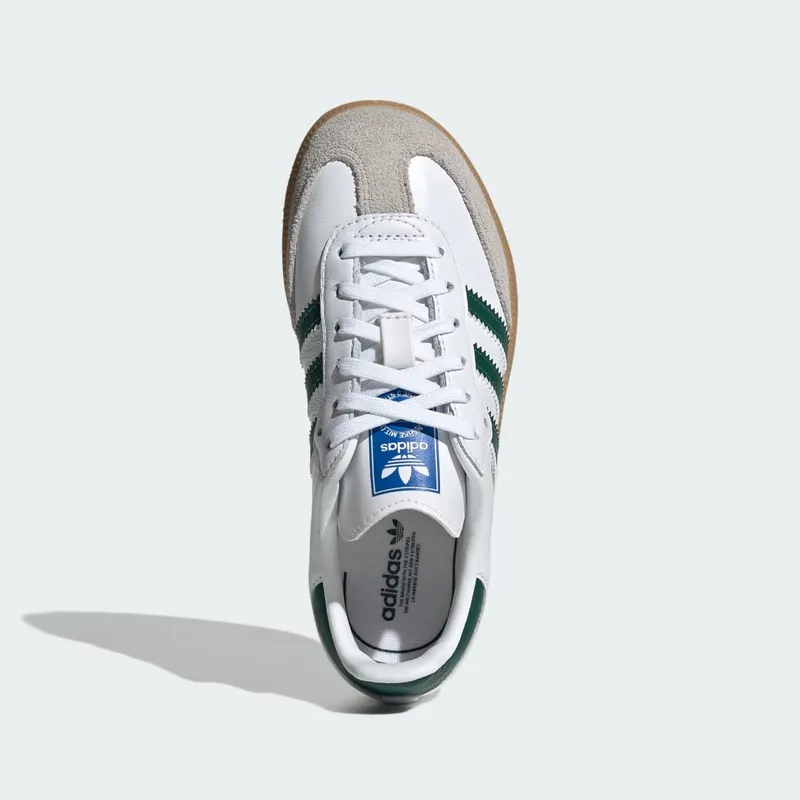 adidas Samba OG Kids Cloud White / Collegiate Green / Gum (IE1334)