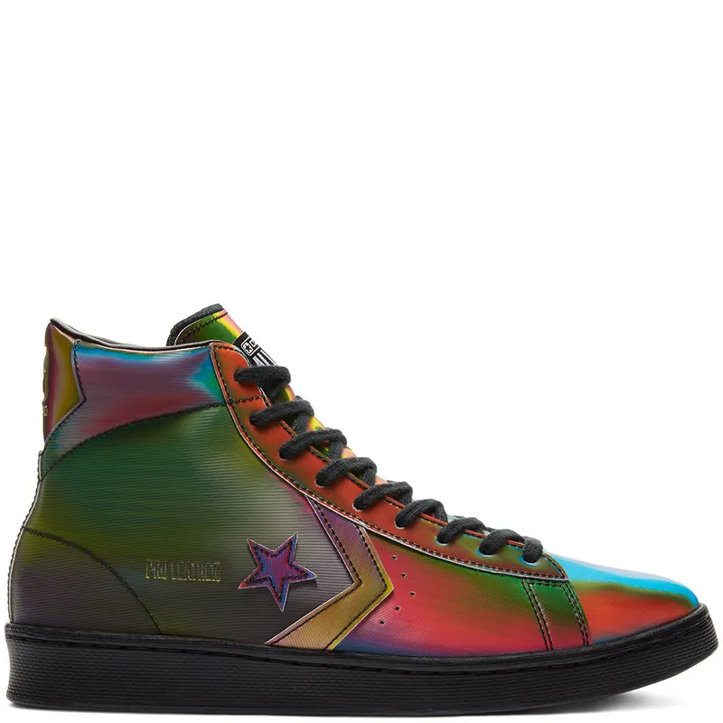 Converse All Star Pro Leather High Top Black/multi/white (170494C)