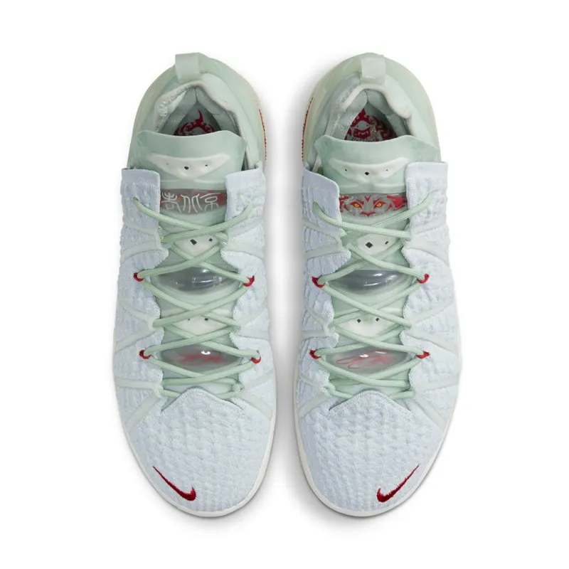 Nike LeBron 18 Empire Jade White/Jade Ice-Red (DB7644-002)