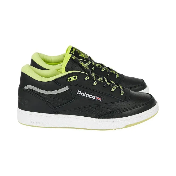 Reebok Club C Mid II Revenge Palace Black Acid Yellow (FZ5845)