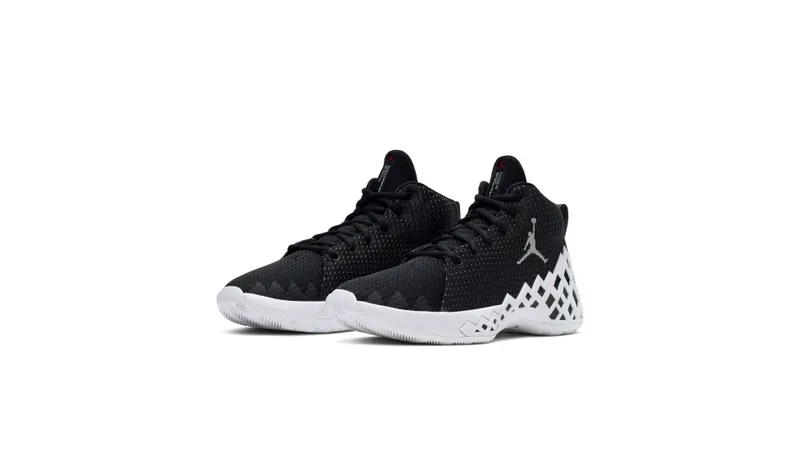 Jordan Jumpman Diamond Mid Black White Black/Metallic Silver-White (CI1204-001)