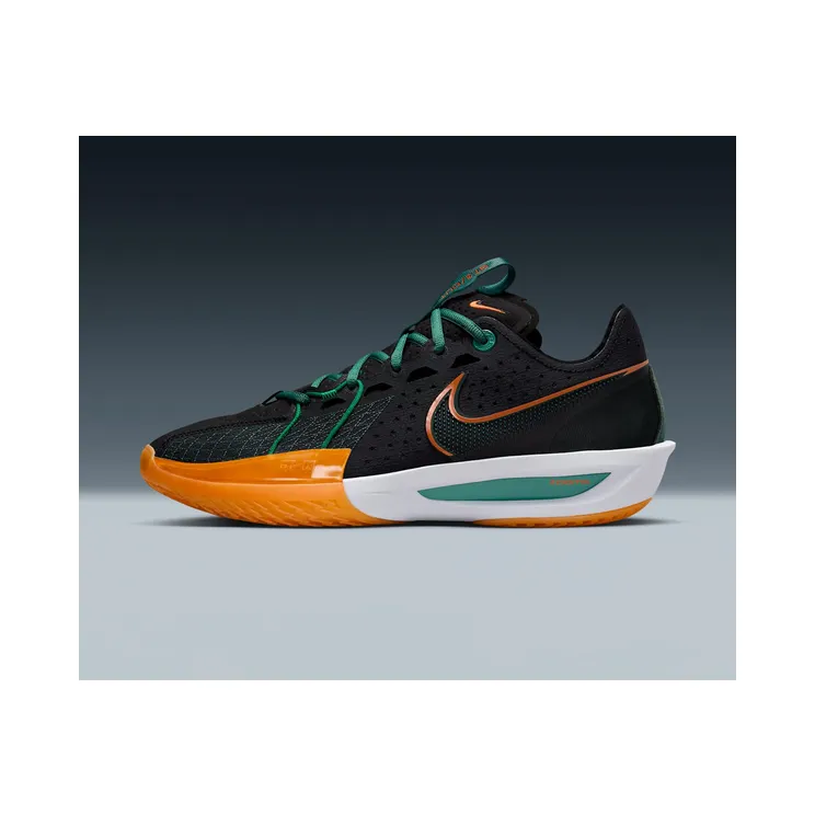 Nike Air Zoom GT Cut 3 Nike University Swoosh Squad “Black / Vintage Green / Bicoastal / Malachite” (DV2913-001)