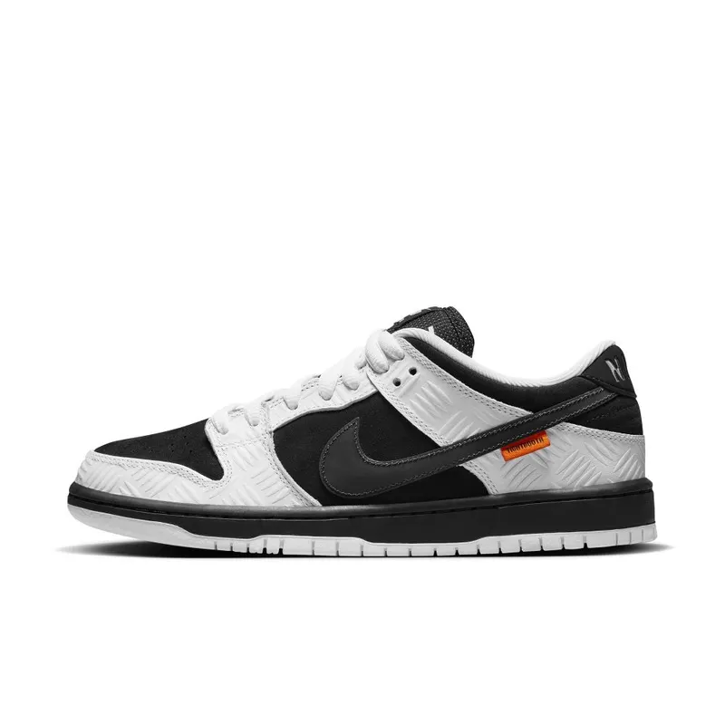 Nike SB Dunk Low Pro White/Safety Orange/Black (FD2629-100)