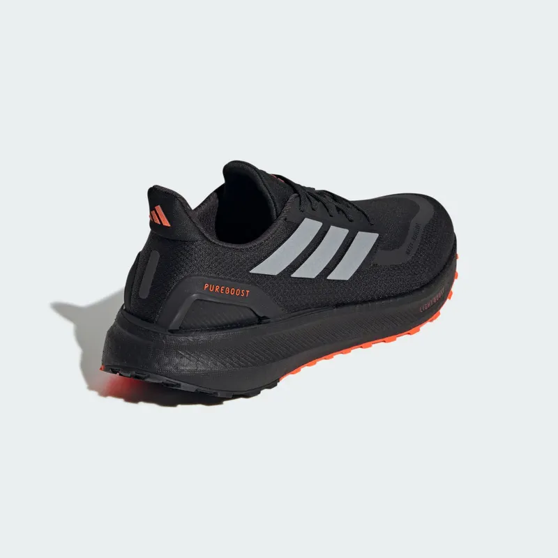 Adidas Pureboost 5 Running Shoes Core Black / Impact Orange / Core Black (JR7675)