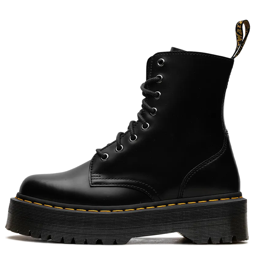 Dr Martens Jadon Boot Smooth Leather Platforms “Black” (15265001)