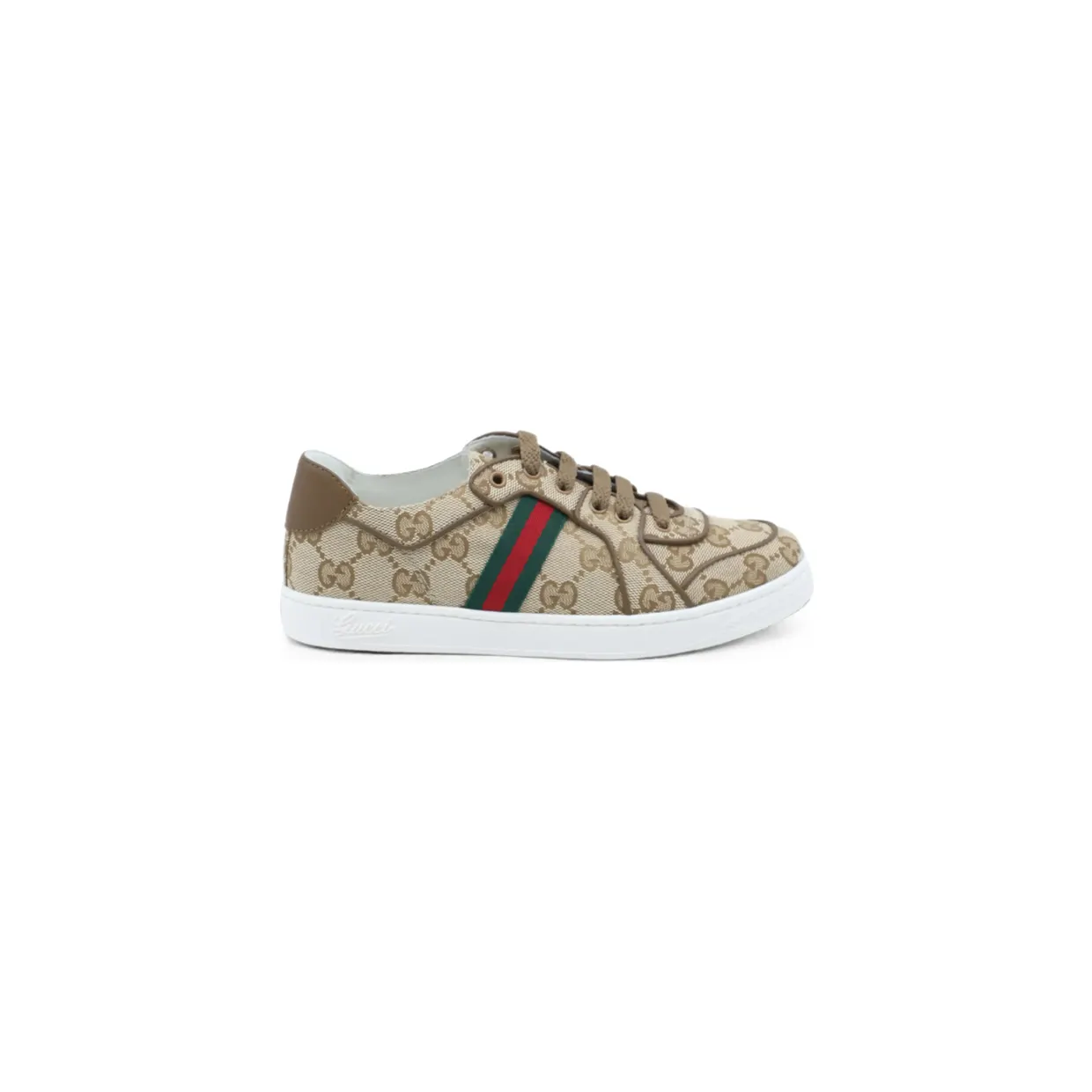Gucci GG Supreme Web-stripe “Neutrals/Brown” (873450 FAF5F 9644) (4)