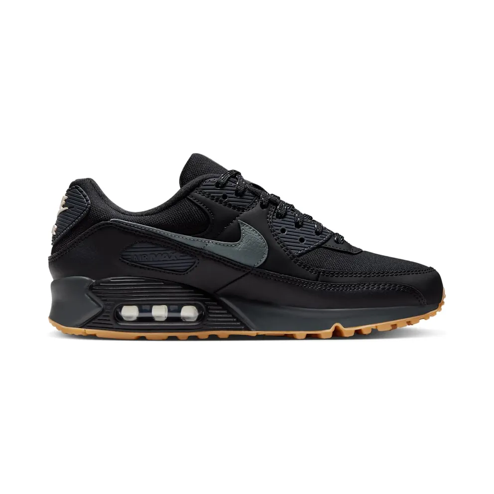 Nike Air Max 90 Black Smoke Grey Gum Reflective (FV0387-001)