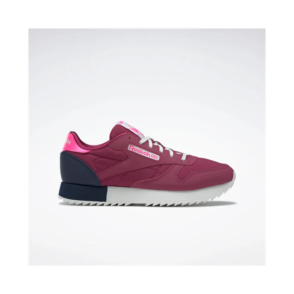 Reebok Cl Lthr Ripple Punch Berry / Chalk / Vector Navy (GW5336)