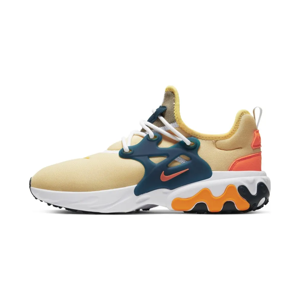 Nike React Presto Seahorse Pale Vanilla/Midnight Turquoise-Laser Orange-Hyper Crimson (AV2605-201)
