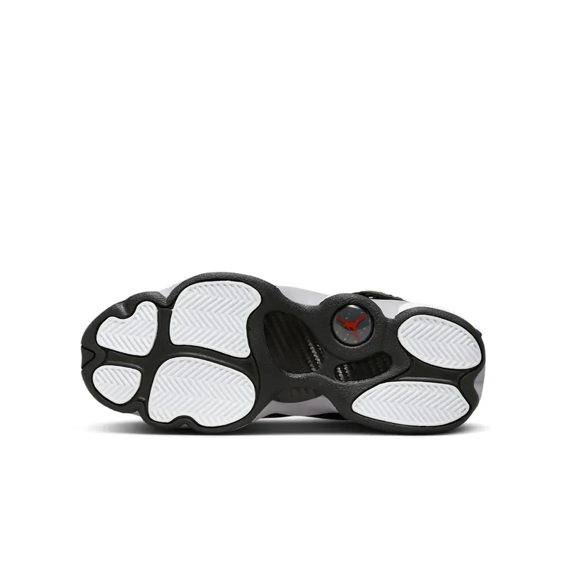 Jordan 6 Rings Black White Metallic Silver Fire Red (FZ4186-010)