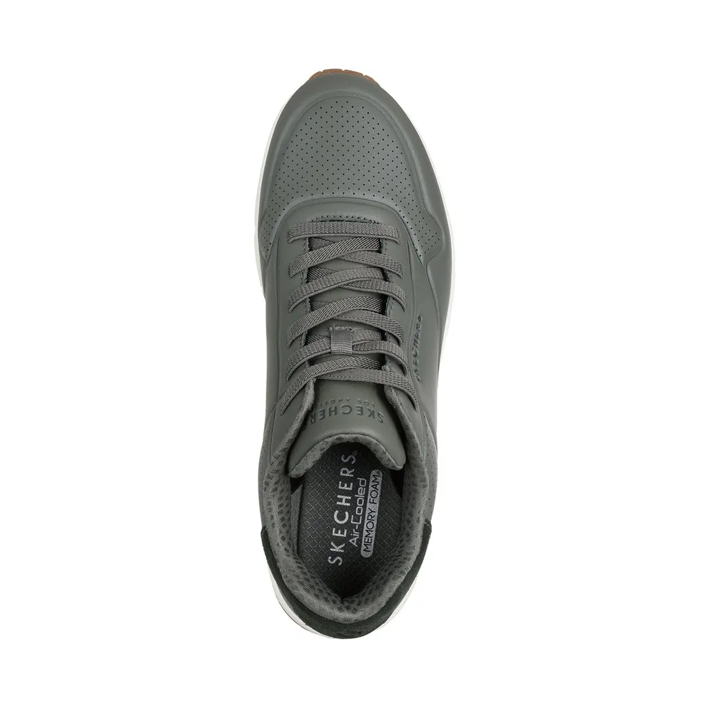 Skechers UNO – Tailored Air Sneaker Olijf