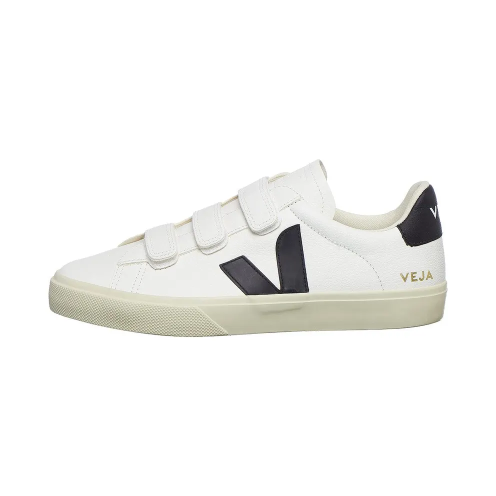 Veja Recife Logo Extra White / Black (RC0502790B)