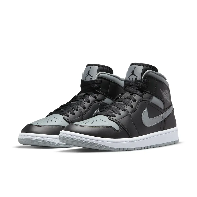 Jordan 1 Mid Shadow (W) – “Black / Grey” (BQ6472-007)