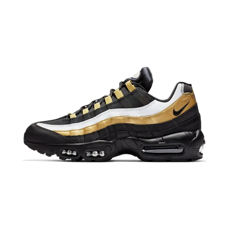 Nike Air Max 95 OG “Black / Metallic Gold / White” (AT2865-002)