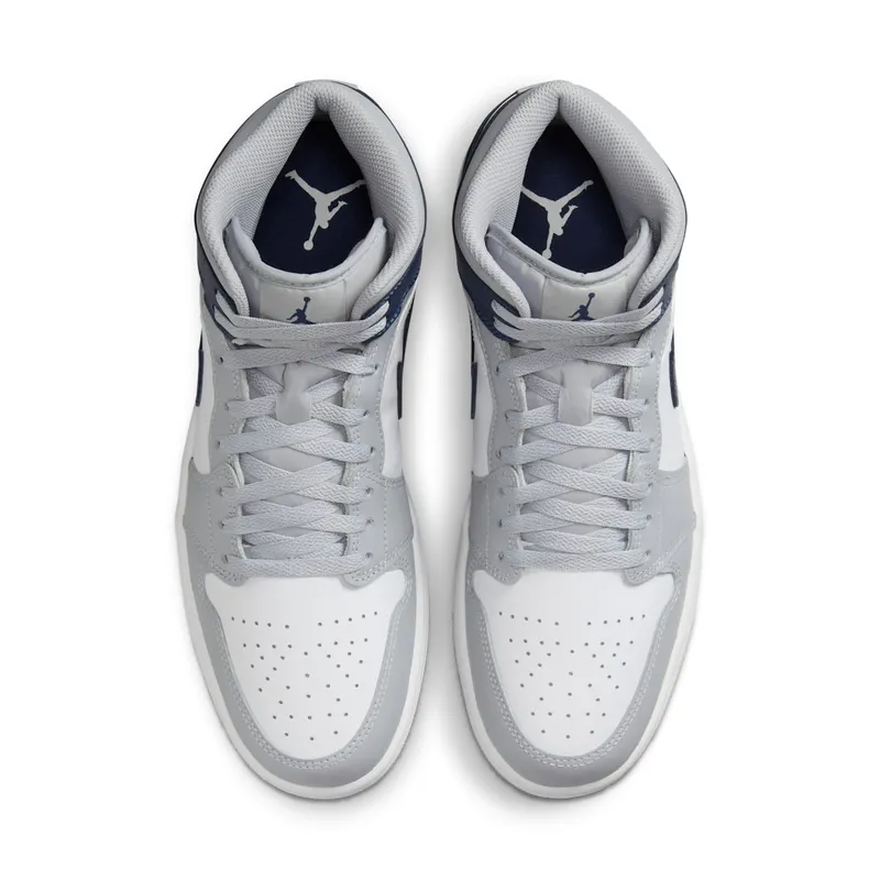 Air Jordan 1 Mid “Wolf Grey Midnight Navy” (DQ8426-104)