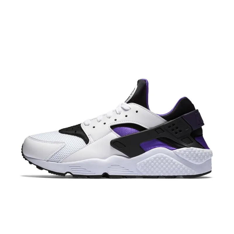 Nike Air Huarache White/Hyper Grp-Black-Purple Dynasty (318429-105)