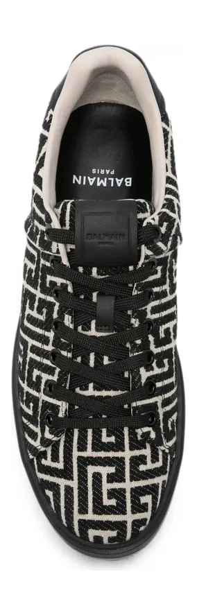 Balmain Monogram Logo-embossed “Black/Neutrals” (HM1VI288 TJCM EDK) (3)