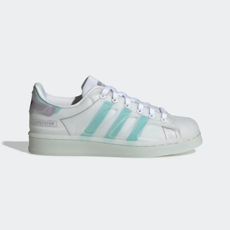 Adidas Superstar Futureshell Cloud White / Acid Mint / Rich Mauve (S42623)