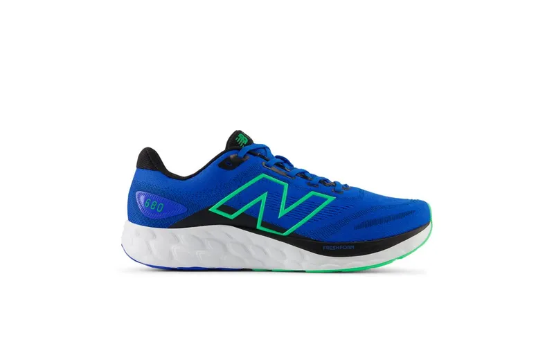 New Balance Fresh Foam 680v8 Blue Oasis Lime Leaf Black (M680LB8)