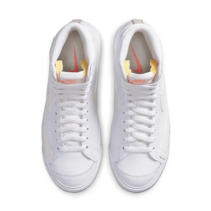 Nike Blazer Mid 77 White Sail Metallic Gold (W) White/Sail-Metallic Gold-Atomic Pink (DC1421-100)