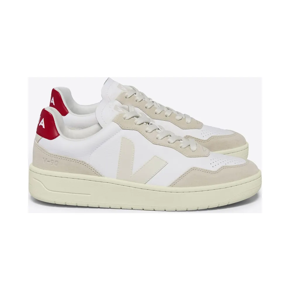 VEJA V-90 leren – White (VD2003459B)