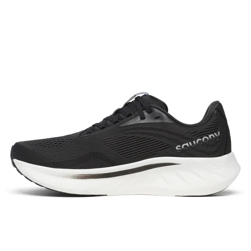 SAUCONY Ride 18 “Black / White” (S21000-100)