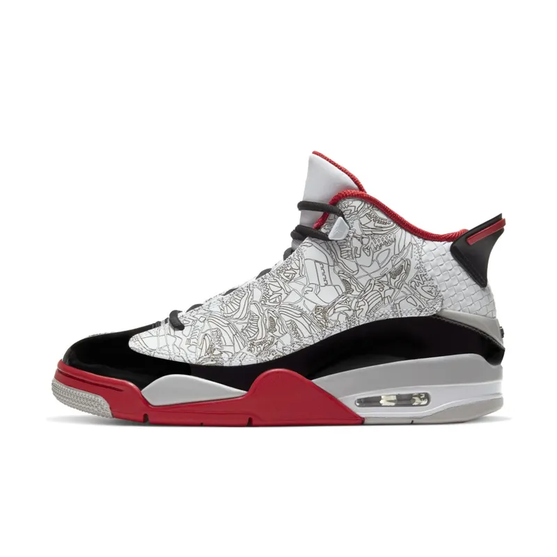 Jordan Dub Zero White Varsity Red White/Varsity Red/Neutral Grey (311046-116)