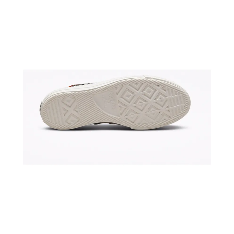 Converse Authentic Glam Platform Chuck Taylor All Star Vintage White/Black/Orange (573082C)