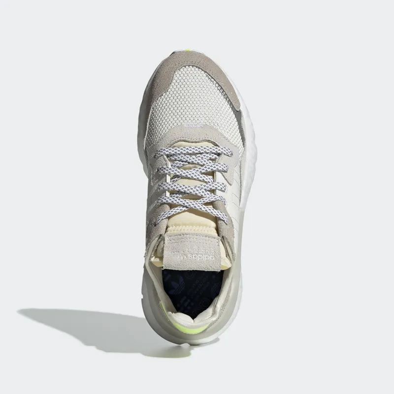 adidas Nite Jogger Off White Hi Res Yellow (W) Off White/Cloud White/Hi-Res Yellow (CG6098)