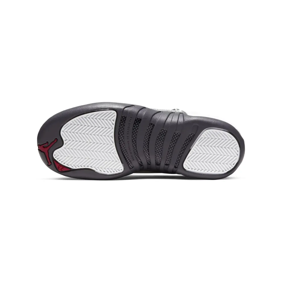 Jordan 12 Retro White Dark Grey (GS) White/Dark Grey-Gym Red (153265-160)