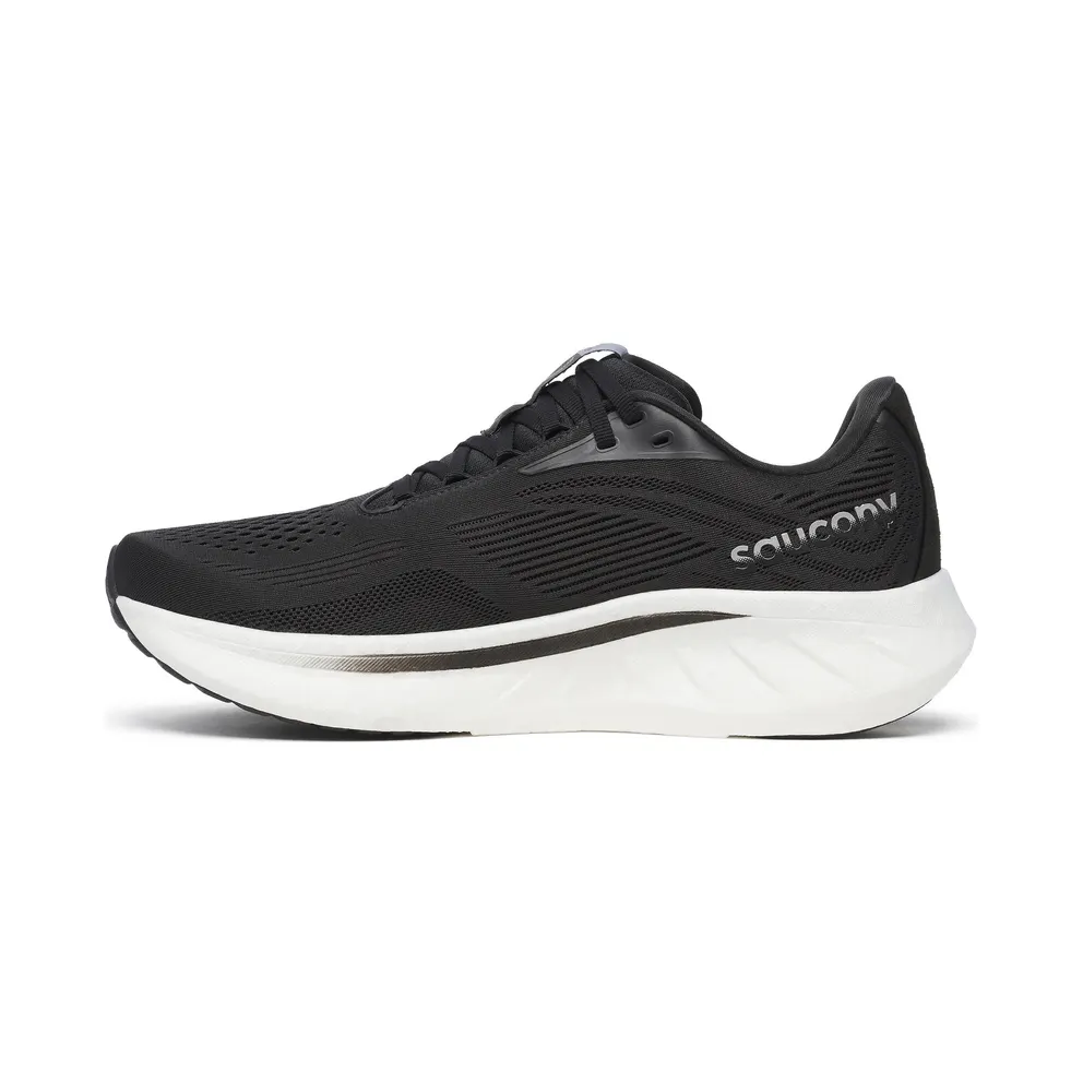 SAUCONY Ride 18 “Black / White” (S21000-100)