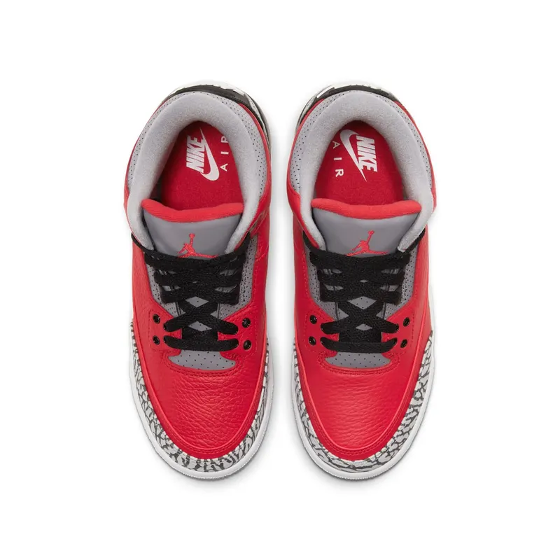 Jordan 3 Retro SE Fire Red (GS) Fire Red/Fire Red-Cement Grey-Black (CQ0488-600)