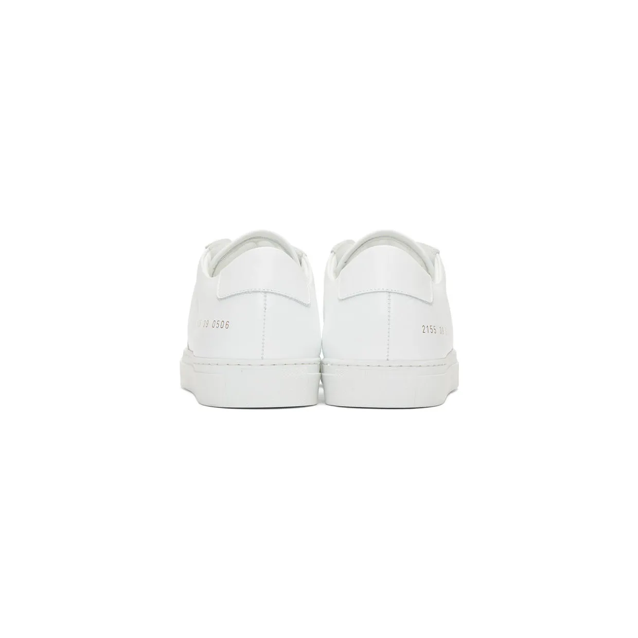 Common Projects White BBall Low Sneakers (ARTICLE 2155) (4)