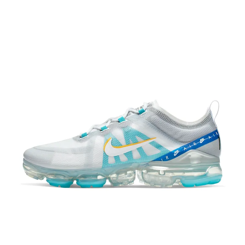 Nike  Air VaporMax 2019 White University Gold Wolf Grey White/White-University Gold-Wolf Grey (CI1240-102)