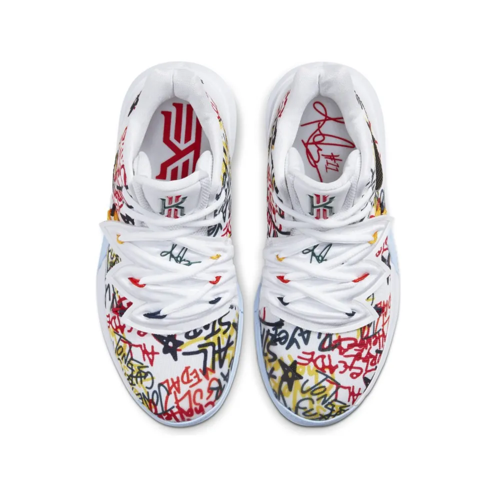 Nike Kyrie 5 Keep Sue Fresh Sue Bird (GS) White/Multi-Color (CW4403-100)