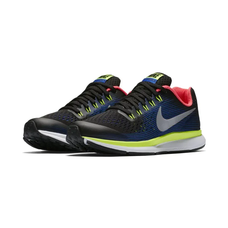 Nike Zoom Pegasus 34 Black Volt Racer Blue (GS)