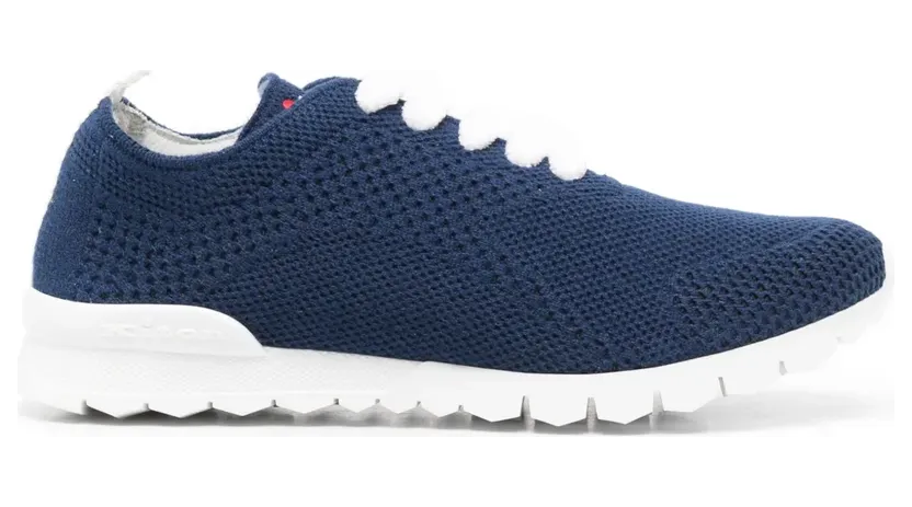 Kiton Fits gebreide sneakers – Blauw (DSSFITSN0084764003)