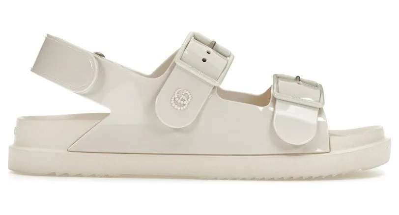 Gucci Mini Double G Sandal Off-White Rubber (_660243 J8700 9050)