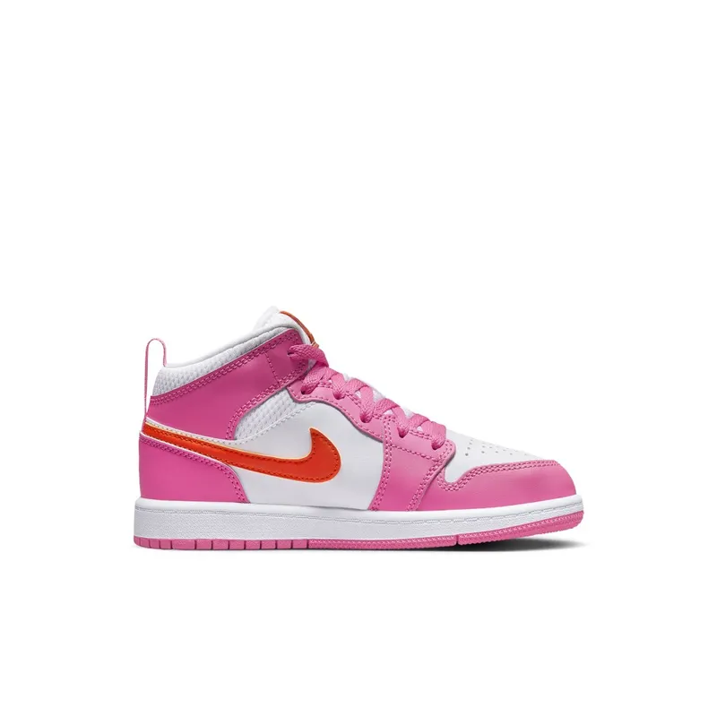 Air Jordan 1 Mid Pinksicle Safety Orange (PS) (DX3238-681)