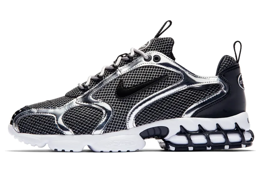 Nike Stussy x Air Zoom Spiridon Caged x Stussy – Pure Platinum (CU1854-001)