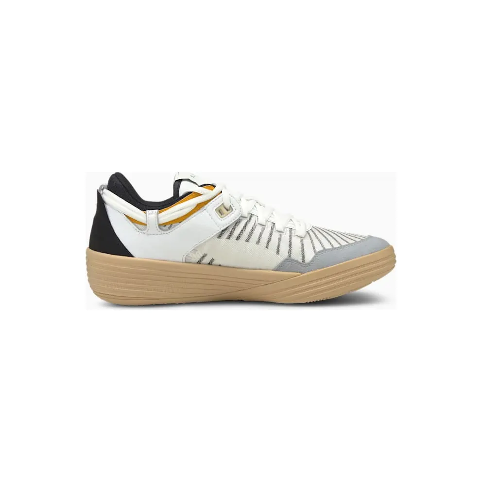 Puma x KUZMA Clyde All-Pro Basketballschuhe Weiß/Beige (194835-01)