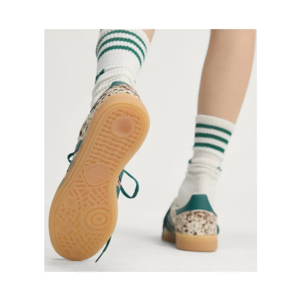 Adidas HANDBALL SPEZIAL Shoes Off White / Rich Green / Dark Brown (KI2181)