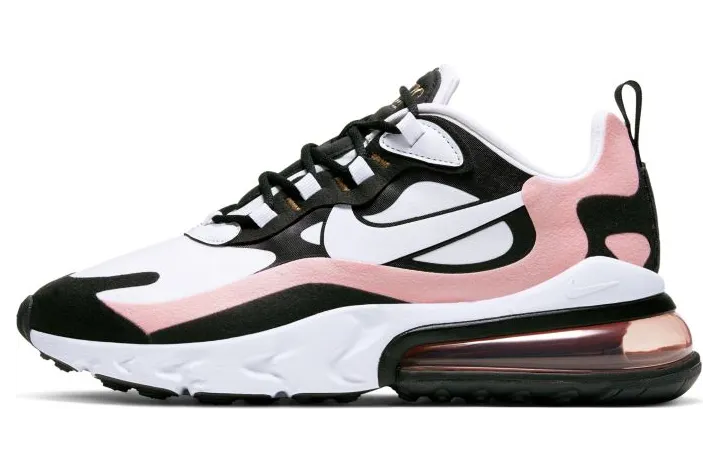 Nike Air Max 270 React Black White Bleached Coral (W) (AT6174-005)