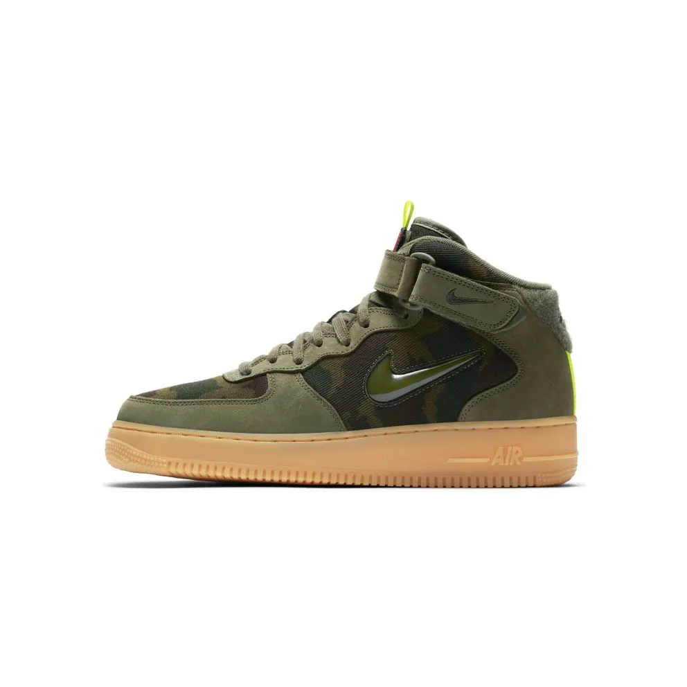 Nike Air Force 1 Mid Country Camo France Medium Olive/Medium Olive-Dark Army-Volt (AV2586-200)