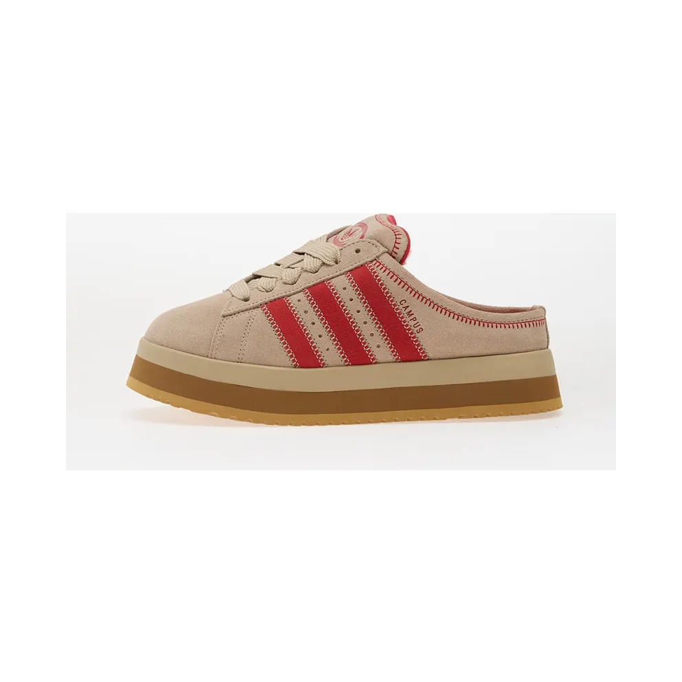 adidas Campus Beige / Better Scarlet