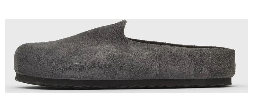 Birkenstock Amsterdam Wrapped Suede Leather Grey