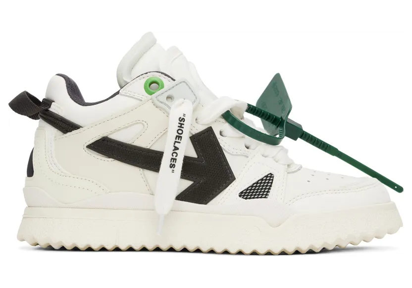Off-White White Sponge Mid-Top Sneakers (OWIA271S22LEA0010110)