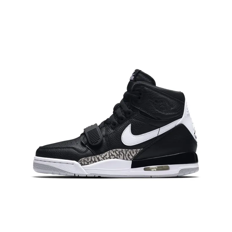 Jordan Legacy 312 Black White (GS) Black/White (AT4040-001)