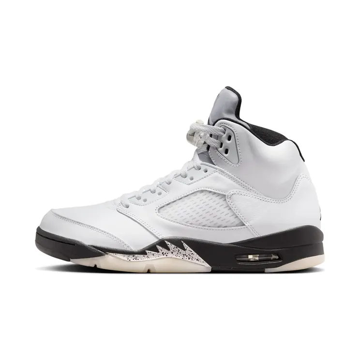 Air Jordan 5 “White / Sail / Metallic Silver / Black” (DD0587-110)